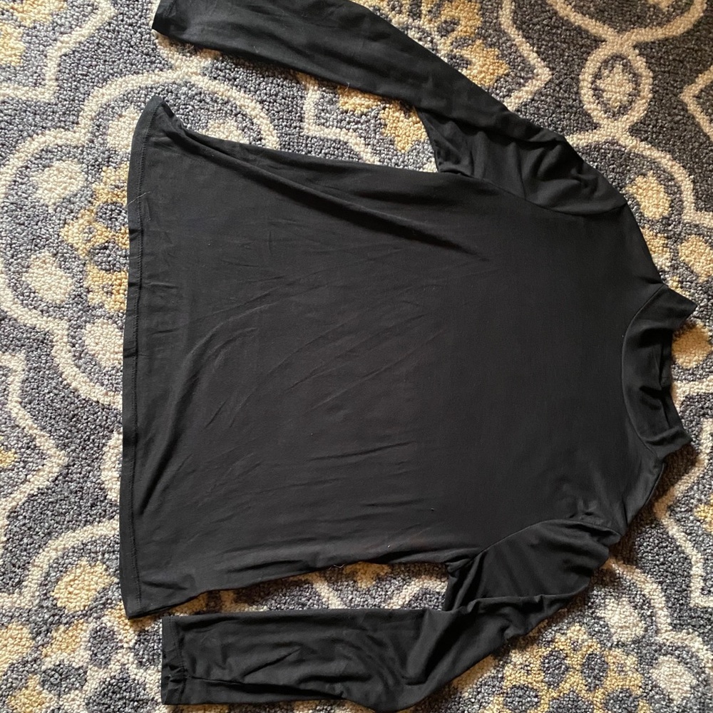 Black turtle neck